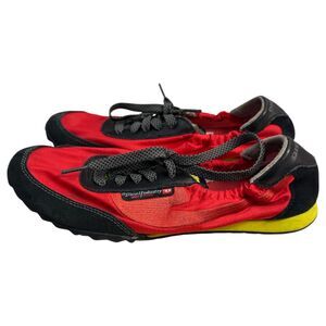 Diesel Vintage Girlkode W Red Black Lace Up Sneakers Women's Size 7